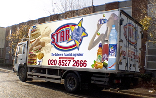 Star Catering Lorry - Suppliers to restaurants and takeaways
