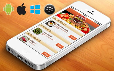 Get a free mobile web app when you signup for online ordering websites